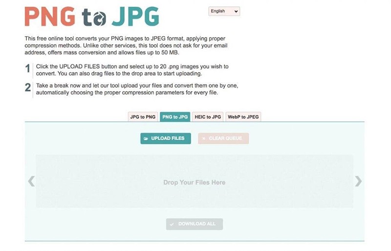 Geotag không hỗ trợ cho file PNG cần đổi sang JPG và JPEG
